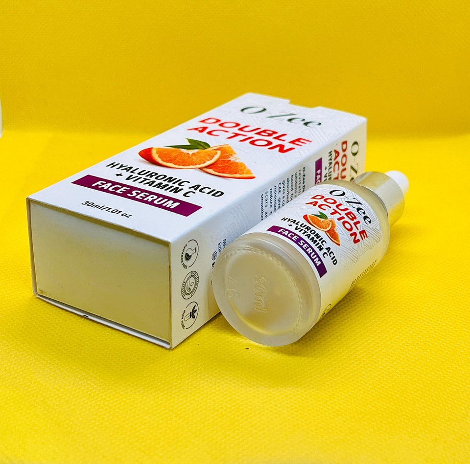 Double Action Face Serum bottle front view