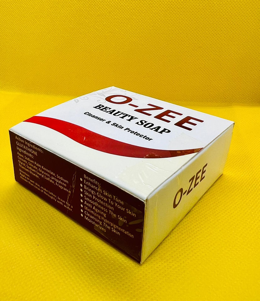 O-Zee Beauty Soap brightening bar with Glutathione