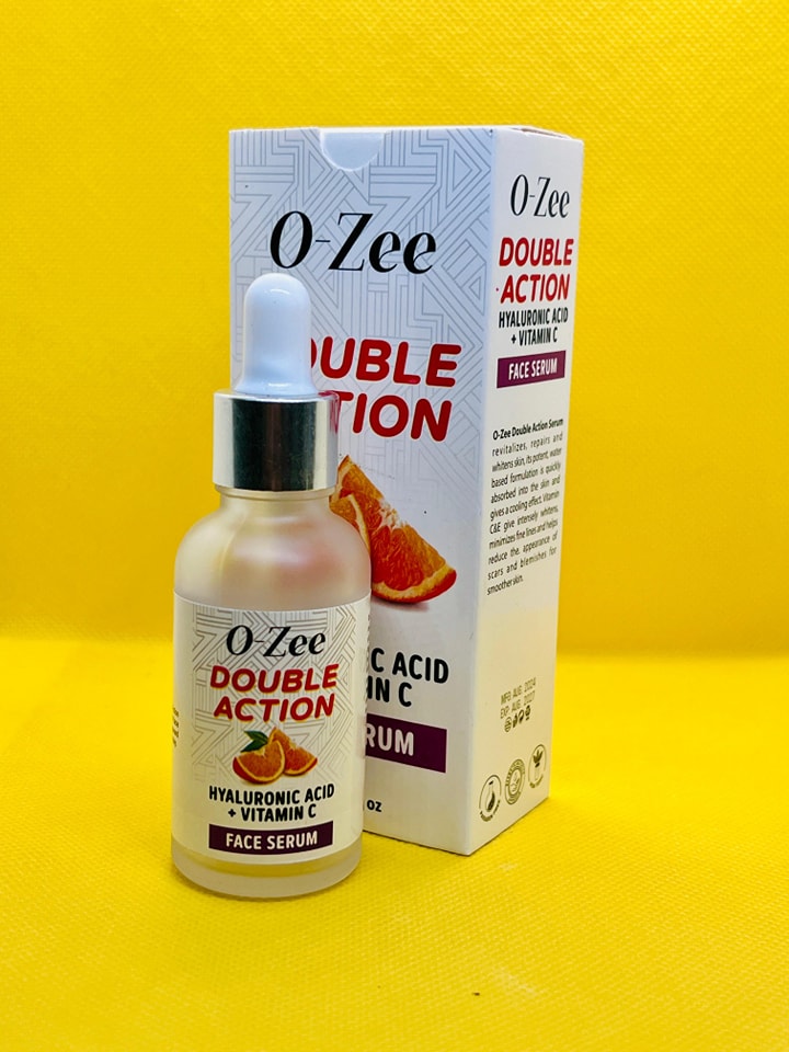 O-Zee Double Action Face Serum bottle front view